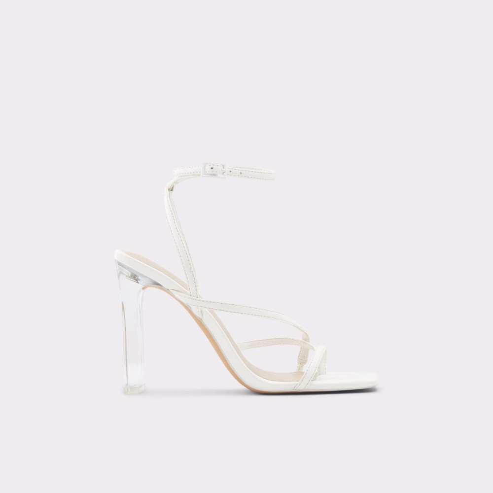 Sandales Aldo Hainiel Lanières Talons Sandal - Cup Sole Blanche Femme | LWWB-50413270