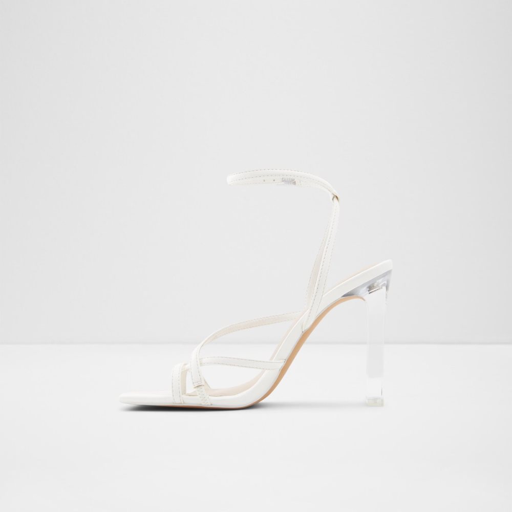 Sandales Aldo Hainiel Lanières Talons Sandal - Cup Sole Blanche Femme | LWWB-50413270