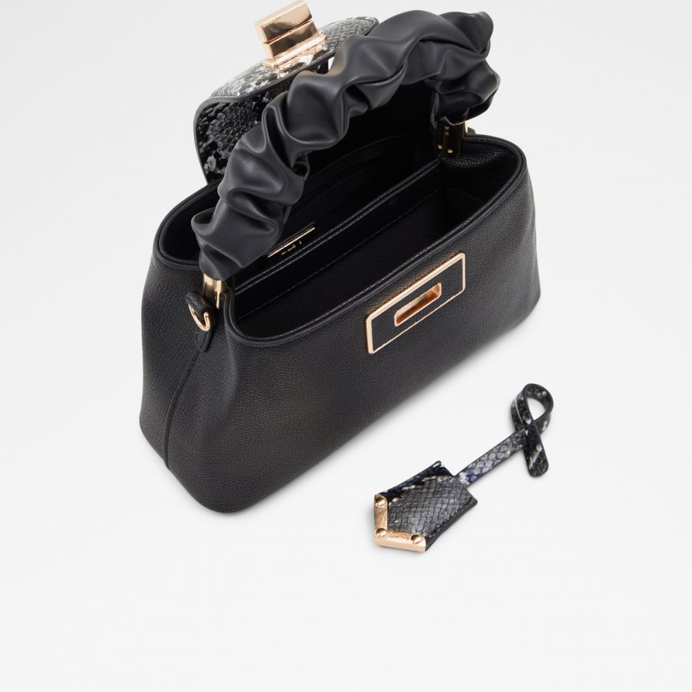 Sac à Main Aldo Snakie Top Handle Noir Femme | CVPF-20097458