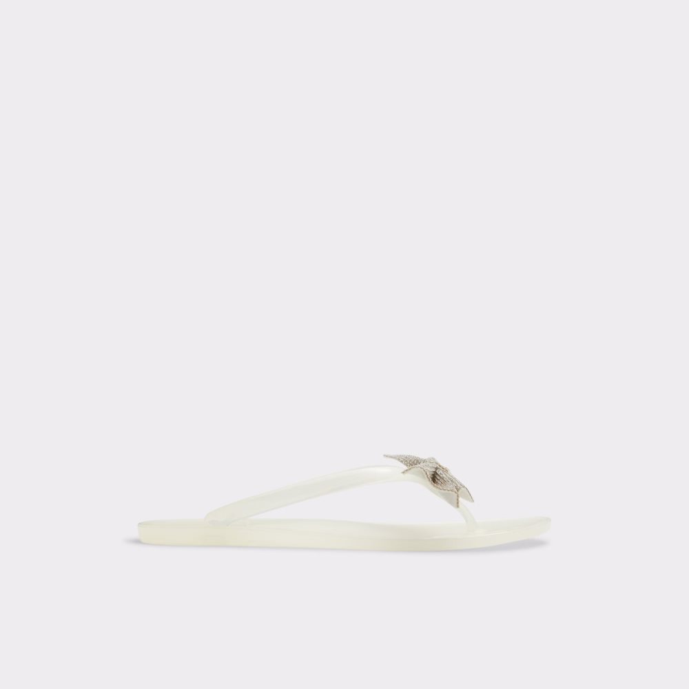 Sandales Aldo Kahala Plates Sandal Blanche Femme | AEYW-97045763