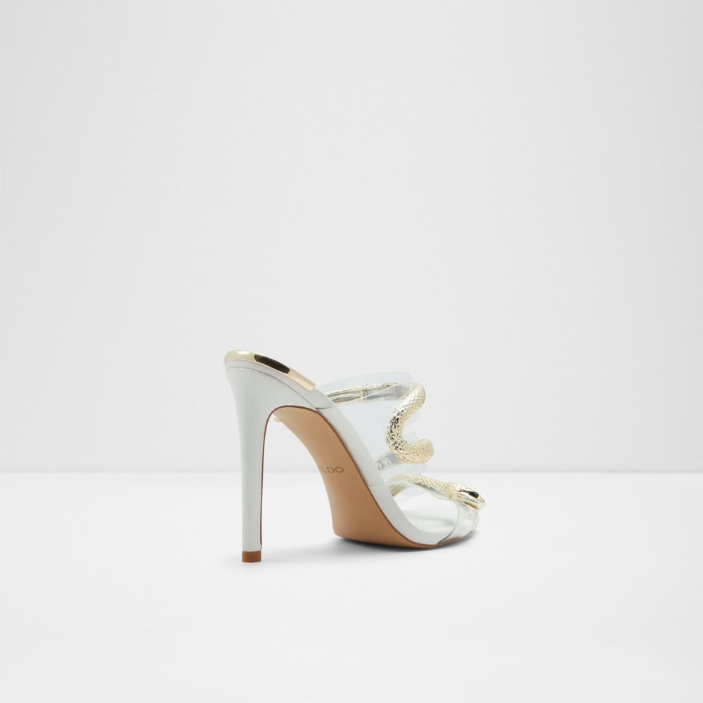 Sandales Aldo Najash Lanières Talons Sandal - Stiletto Blanche Femme | OIOG-27901757