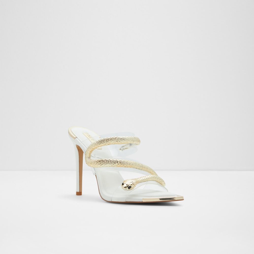 Sandales Aldo Najash Lanières Talons Sandal - Stiletto Blanche Femme | OIOG-27901757