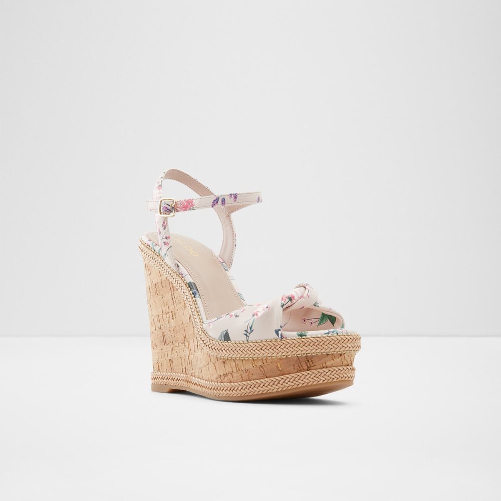 Sandales Aldo Florenna Wedge Sandal - Wedge Rose Femme | BZLV-78162558