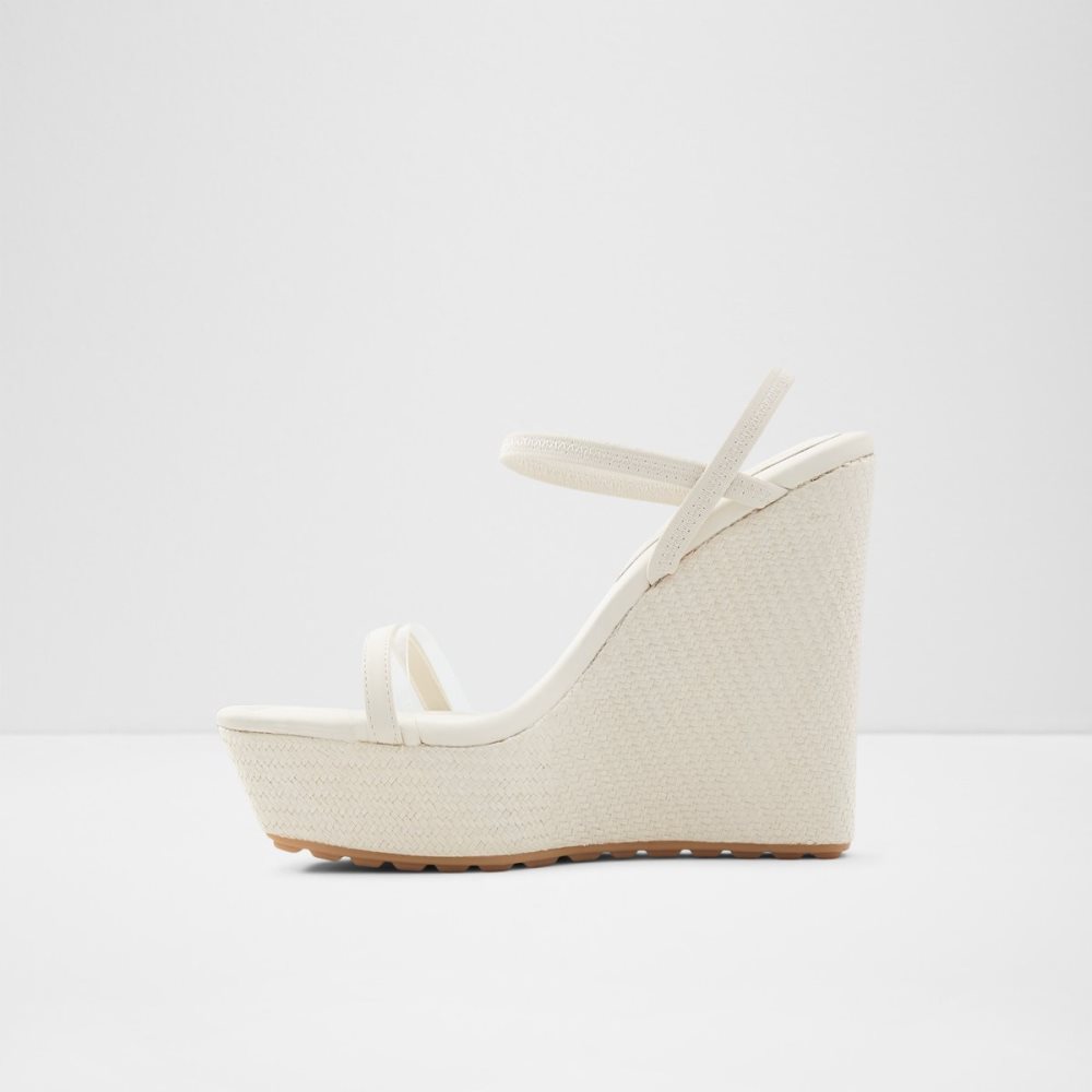 Sandales Aldo Bodish Wedge Sandal - Wedge Blanche Femme | ZYOV-53912508