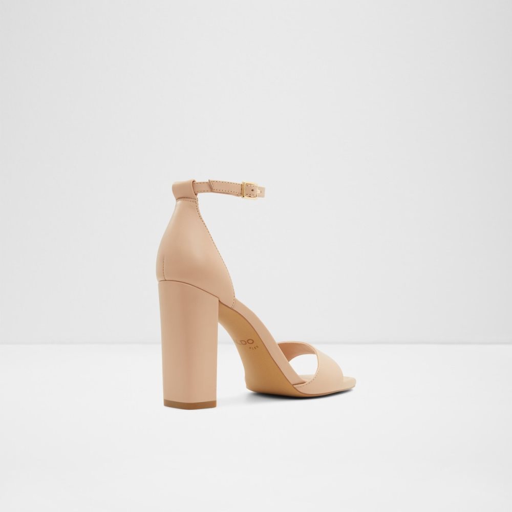 Talon Bloc Aldo Enaegyn Brides Talons Sandal - Cup Sole Beige Clair Femme | NTUD-31712250