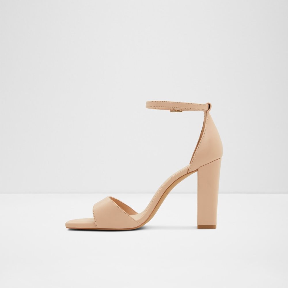 Talon Bloc Aldo Enaegyn Brides Talons Sandal - Cup Sole Beige Clair Femme | NTUD-31712250