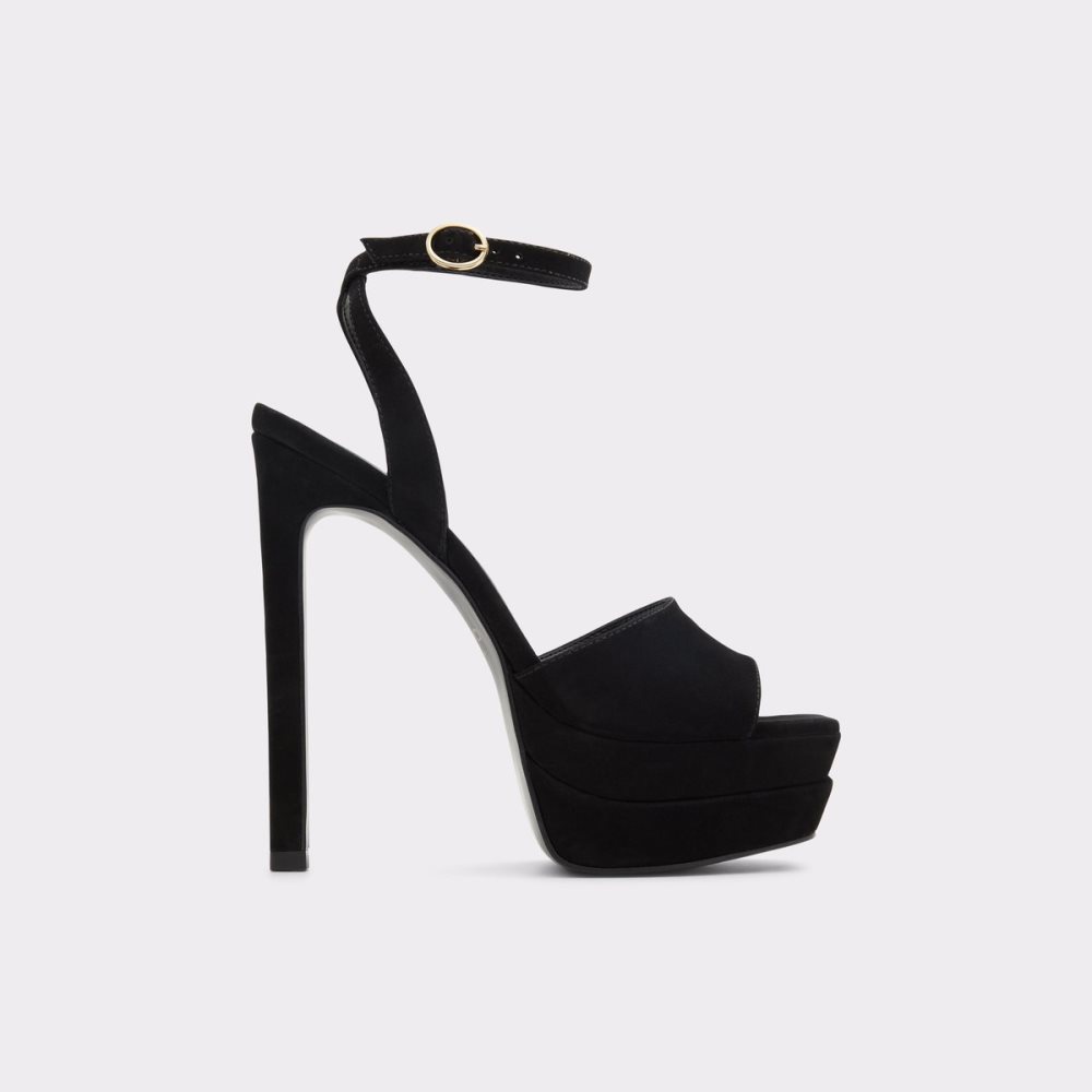 Chaussures Plateforme Aldo Koresean Talons Sandal - Stiletto Noir Femme | VNFU-22426245