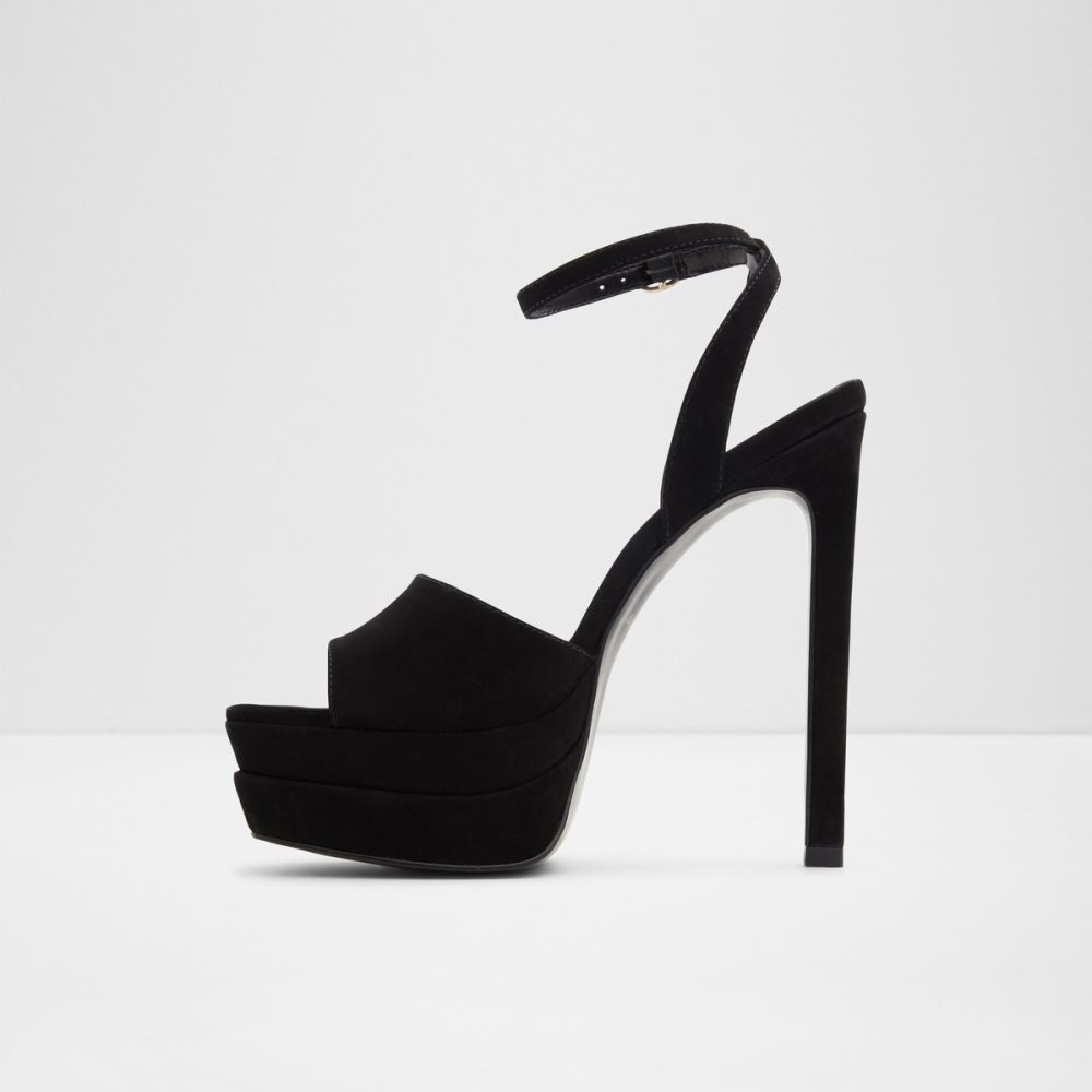 Chaussures Plateforme Aldo Koresean Talons Sandal - Stiletto Noir Femme | VNFU-22426245