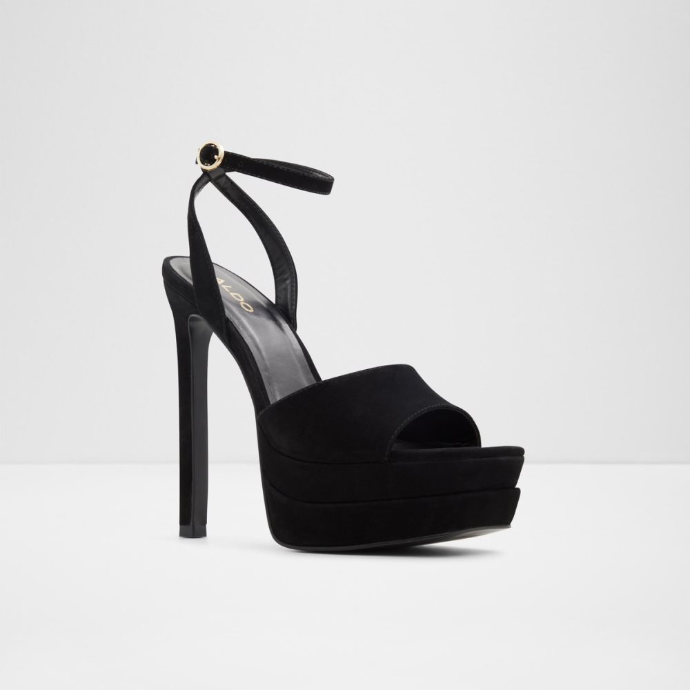 Chaussures Plateforme Aldo Koresean Talons Sandal - Stiletto Noir Femme | VNFU-22426245