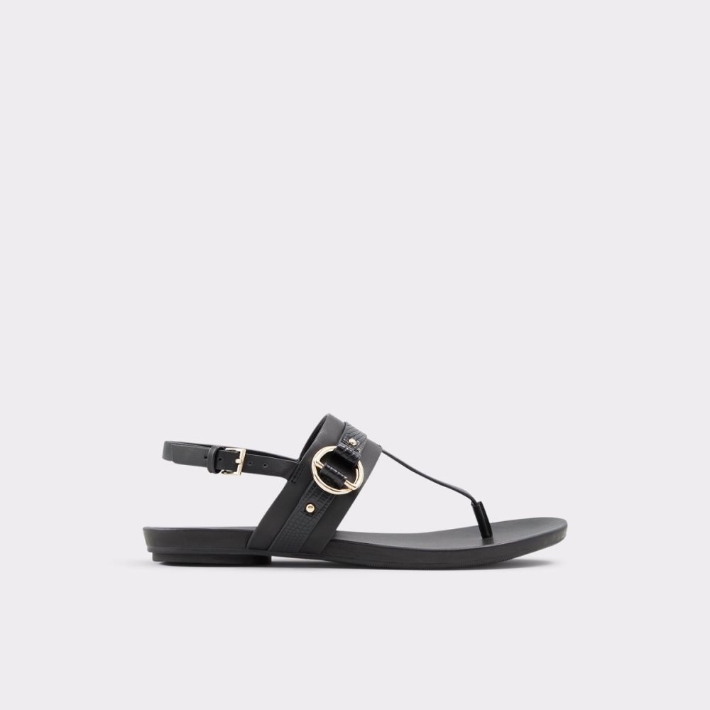 Sandales Aldo Pandra Lanières Sandal Noir Femme | NKFK-07593302