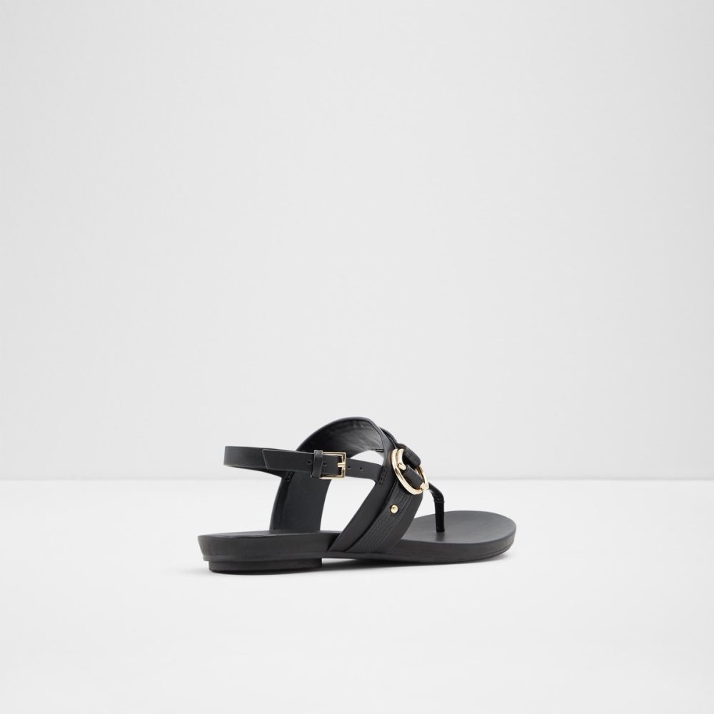 Sandales Aldo Pandra Lanières Sandal Noir Femme | NKFK-07593302