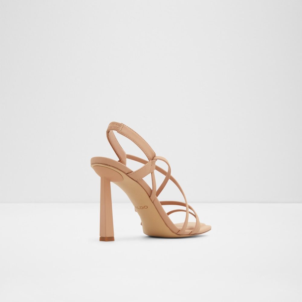 Sandales Aldo Amilia Lanières Talons Sandal Beige Femme | FEGA-46766826