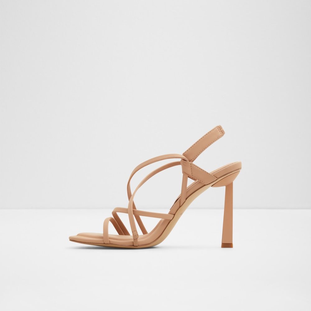 Sandales Aldo Amilia Lanières Talons Sandal Beige Femme | FEGA-46766826