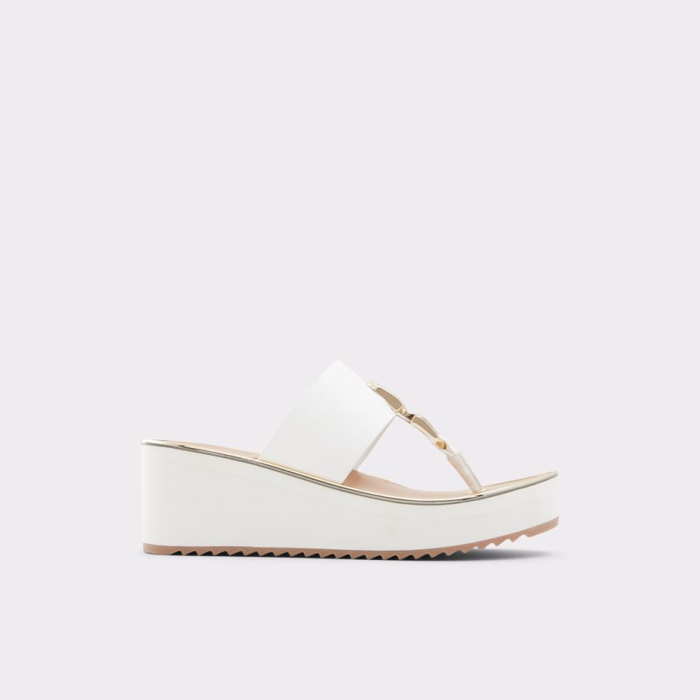 Sandales Aldo Toea Lanières Sandal - Wedge Blanche Femme | BRDL-19010268