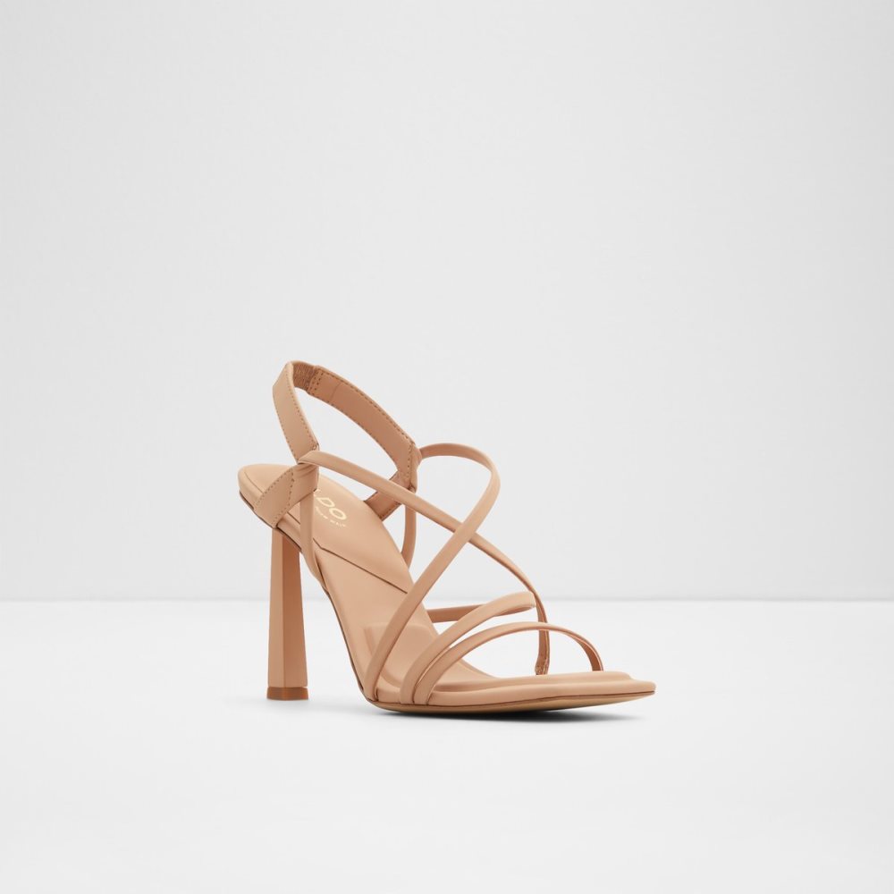 Sandales Aldo Amilia Lanières Talons Sandal Beige Femme | FEGA-46766826