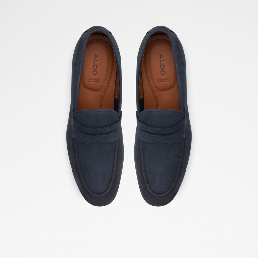 Loafers Aldo Manubar Bleu Marine Homme | KEDB-42567823