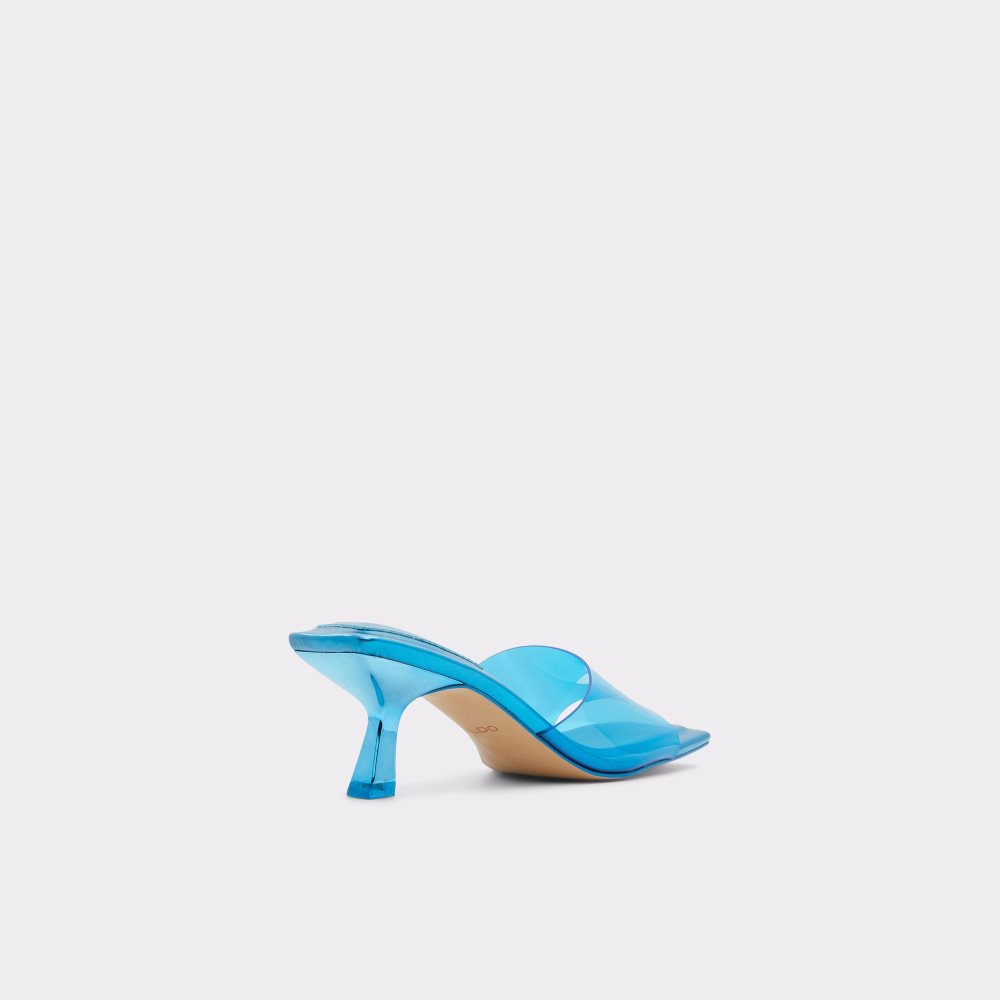 Sandales Aldo Cassilia Talons Mule - Stiletto Bleu Femme | YGKH-27847180