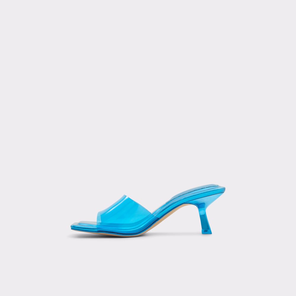 Sandales Aldo Cassilia Talons Mule - Stiletto Bleu Femme | YGKH-27847180