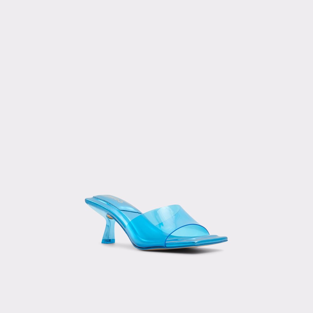 Sandales Aldo Cassilia Talons Mule - Stiletto Bleu Femme | YGKH-27847180