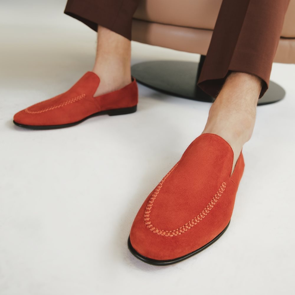 Loafers Aldo Salaman Rouge Homme | UXER-42818137