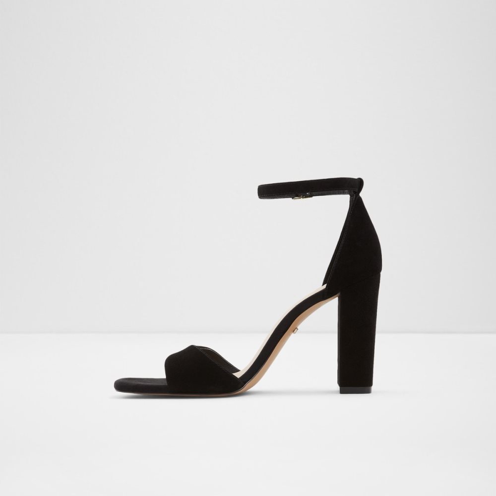 Talon Bloc Aldo Enaegyn Brides Talons Sandal - Cup Sole Noir Femme | EMJN-44388180