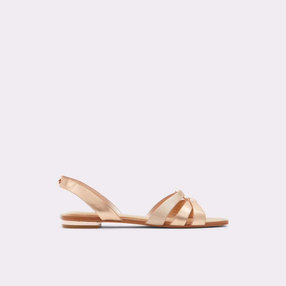 Sandales Aldo Marassi Brides Back Sandal Rose Doré Femme | MYRX-19461940