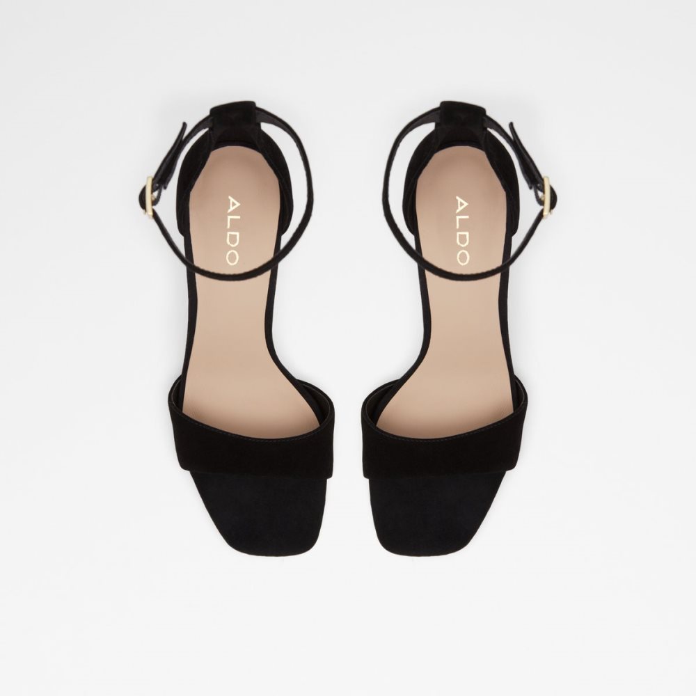 Talon Bloc Aldo Enaegyn Brides Talons Sandal - Cup Sole Noir Femme | EMJN-44388180