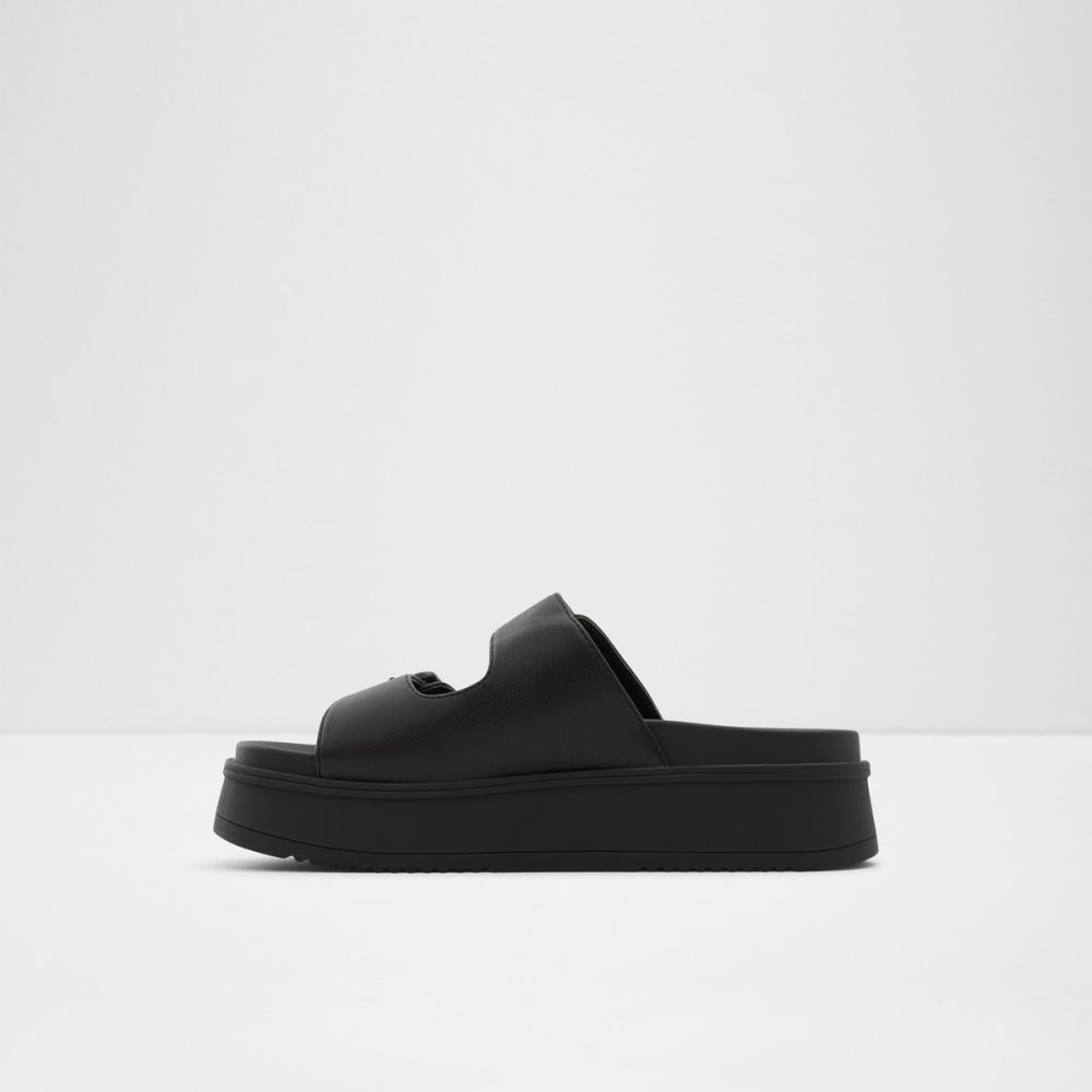 Sandales Aldo Jika Claquette Sandal - Flatform Noir Femme | ALND-67659322