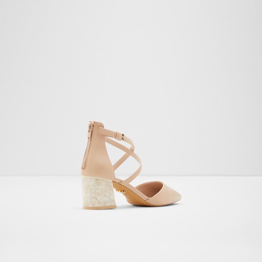 Talon Bloc Aldo Grarwen High - Beige Clair Femme | YZOD-35852705