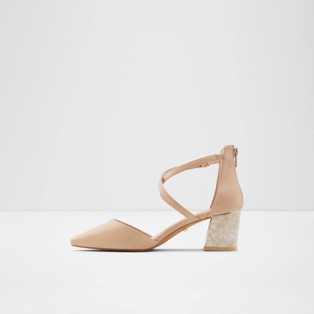 Talon Bloc Aldo Grarwen High - Beige Clair Femme | YZOD-35852705