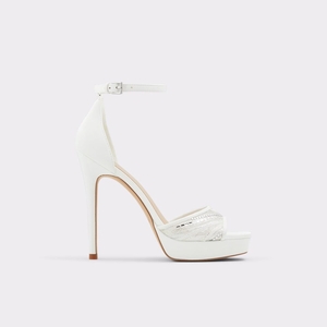 Chaussures Plateforme Aldo Wicoethiel High - Blanche Femme | GUQQ-60904943