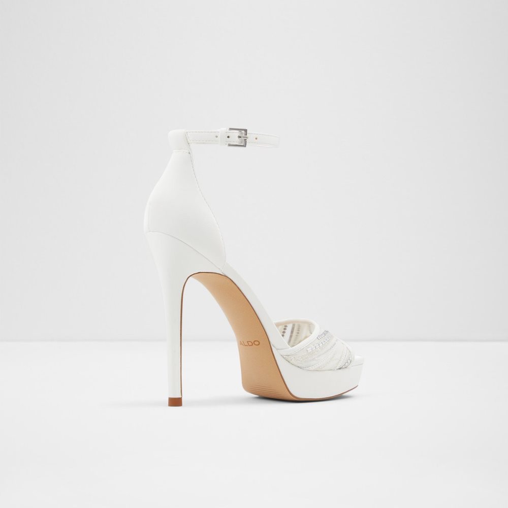 Chaussures Plateforme Aldo Wicoethiel High - Blanche Femme | GUQQ-60904943