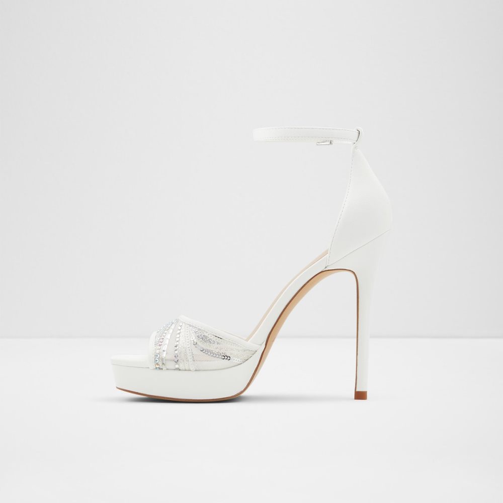 Chaussures Plateforme Aldo Wicoethiel High - Blanche Femme | GUQQ-60904943