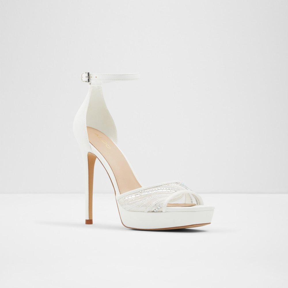 Chaussures Plateforme Aldo Wicoethiel High - Blanche Femme | GUQQ-60904943