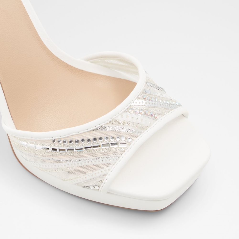 Chaussures Plateforme Aldo Wicoethiel High - Blanche Femme | GUQQ-60904943