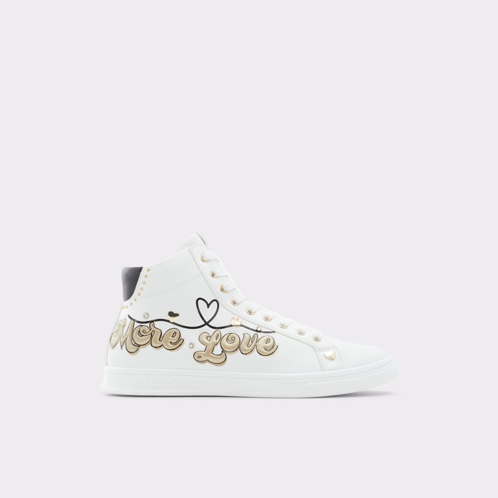 Baskets Aldo Toplove High Top Blanche Homme | YSUG-38617976