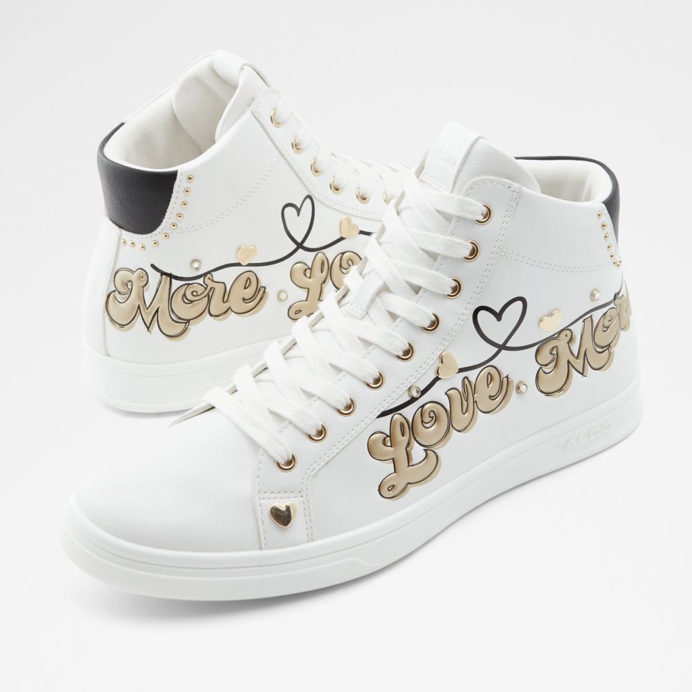 Baskets Aldo Toplove High Top Blanche Homme | YSUG-38617976