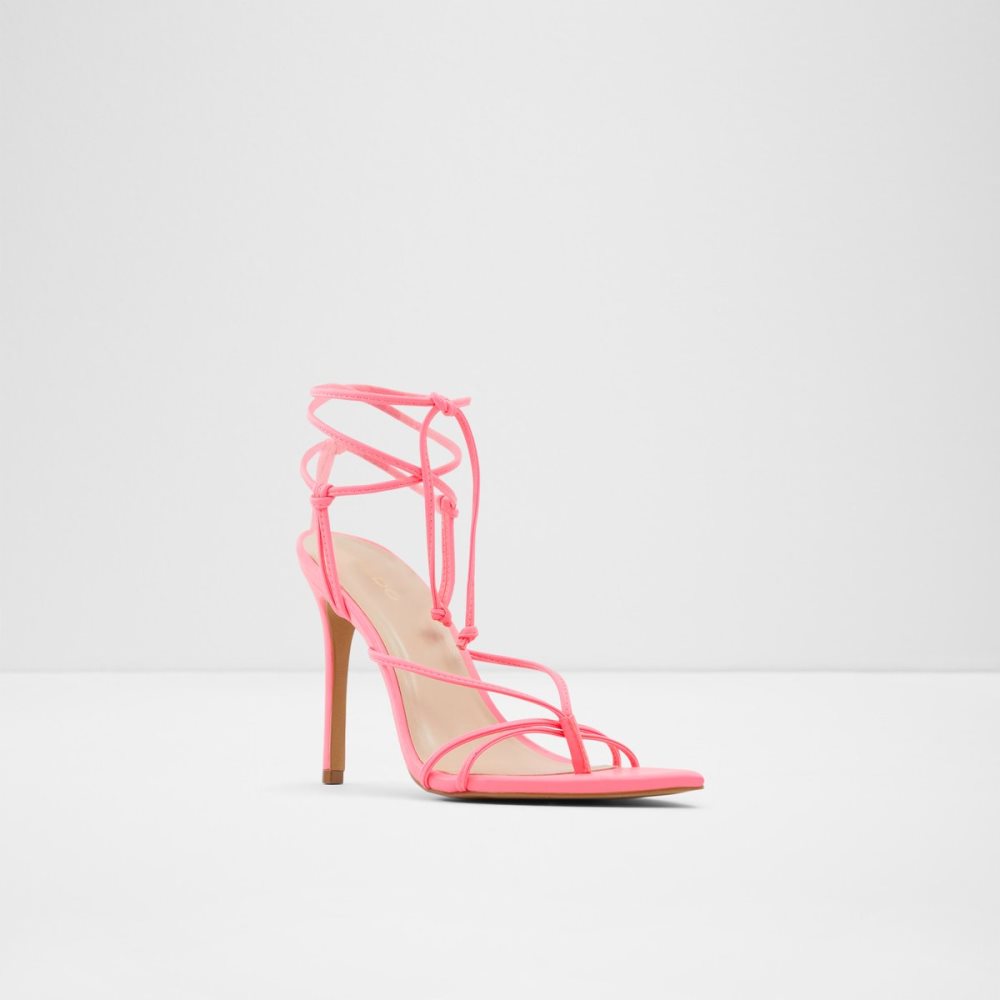 Sandales Aldo Lona Lanières Talons Sandal - Stiletto Rose Clair Femme | OWSX-64999715