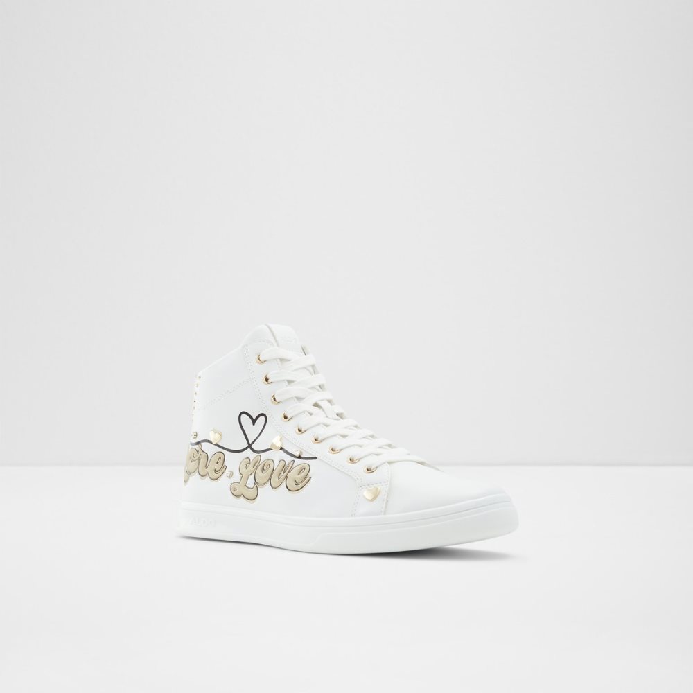 Baskets Aldo Toplove High Top Blanche Homme | YSUG-38617976