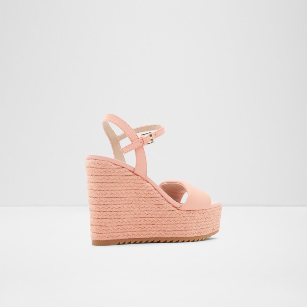 Sandales Aldo Jeigh Wedge Sandal - Wedge Orange Clair Femme | GVBV-65780295