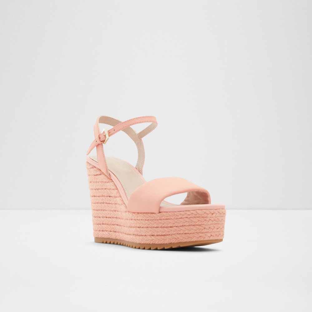 Sandales Aldo Jeigh Wedge Sandal - Wedge Orange Clair Femme | GVBV-65780295