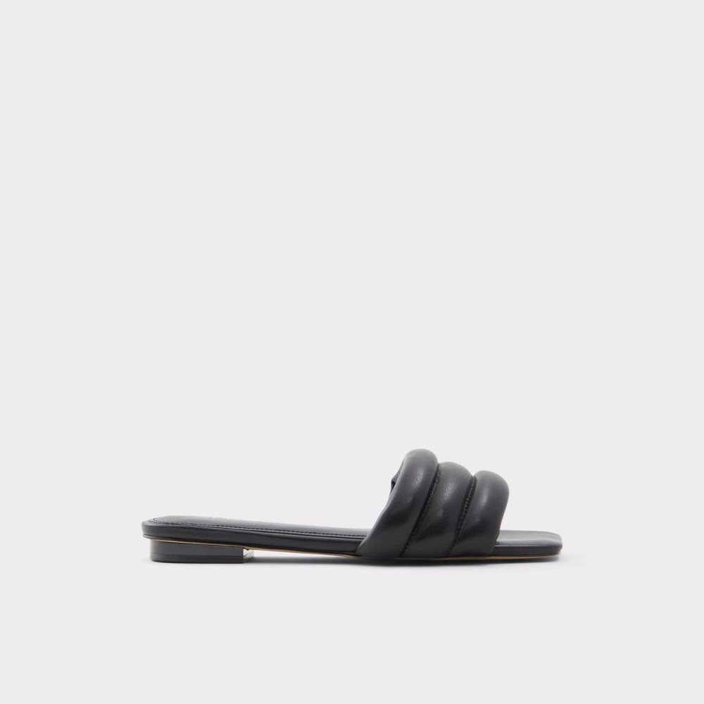 Sandales Aldo Goani Claquette Sandal Noir Femme | ZPJR-25991546