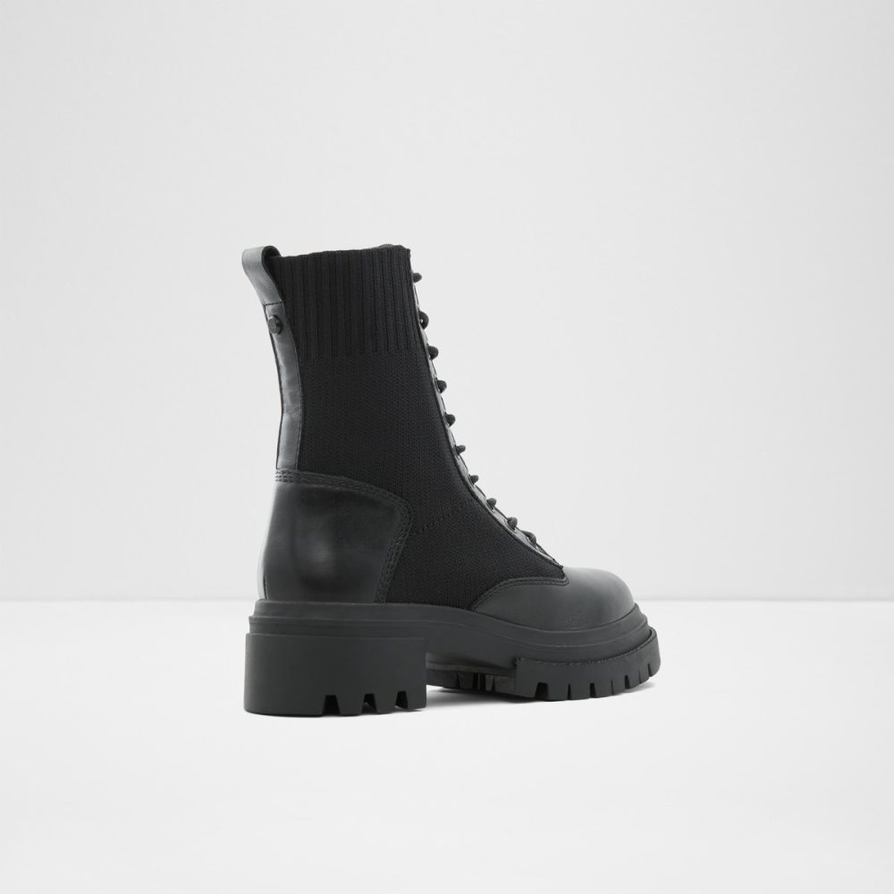 Bottes de combat Aldo Reflow - Lug Sole Noir Femme | LLJN-30373940