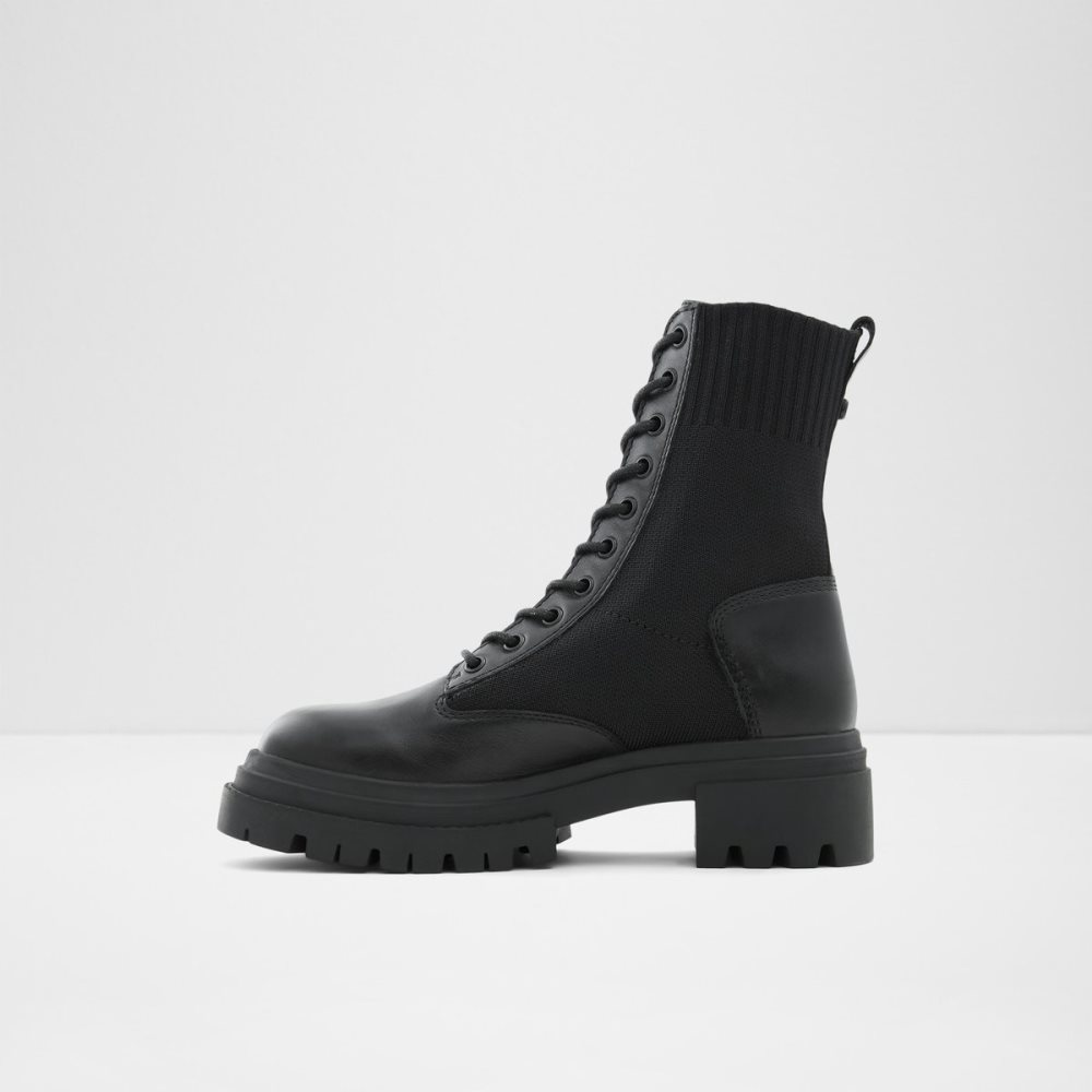 Bottes de combat Aldo Reflow - Lug Sole Noir Femme | LLJN-30373940