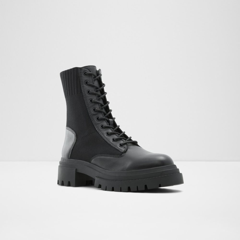 Bottes de combat Aldo Reflow - Lug Sole Noir Femme | LLJN-30373940