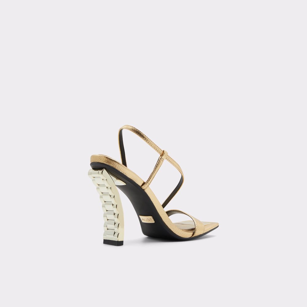 Talons Aldo Vermeil Brides Back Talons Sandal Doré Femme | IFKZ-36071106