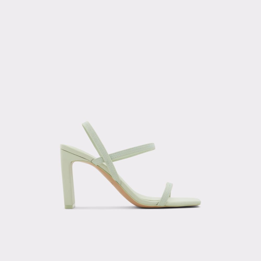 Talon Bloc Aldo Okurr Lanières High Sandal - Vert Clair Femme | KJIG-70585708