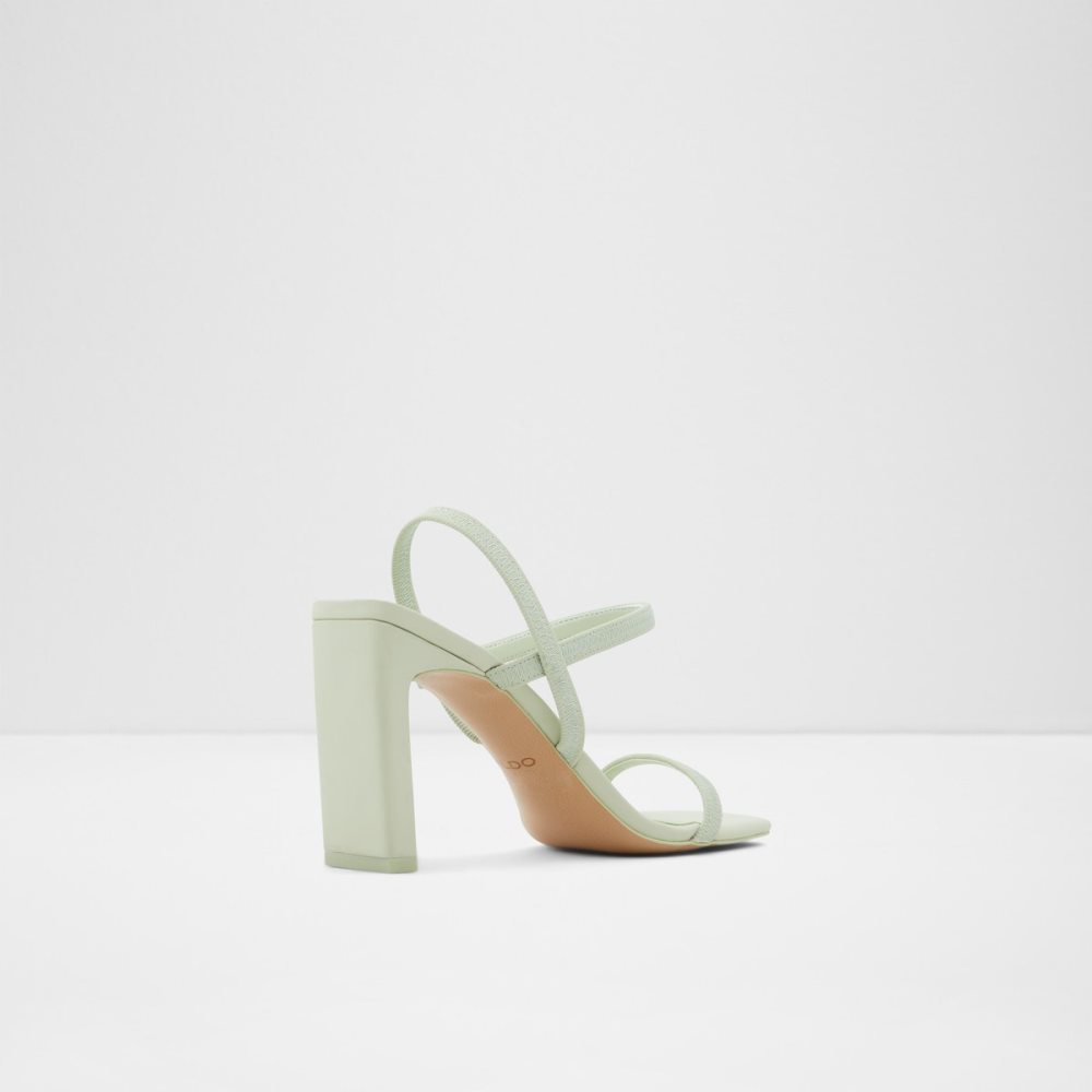 Talon Bloc Aldo Okurr Lanières High Sandal - Vert Clair Femme | KJIG-70585708