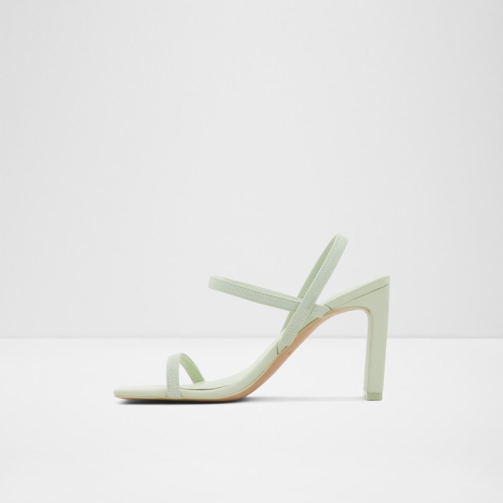 Talon Bloc Aldo Okurr Lanières High Sandal - Vert Clair Femme | KJIG-70585708