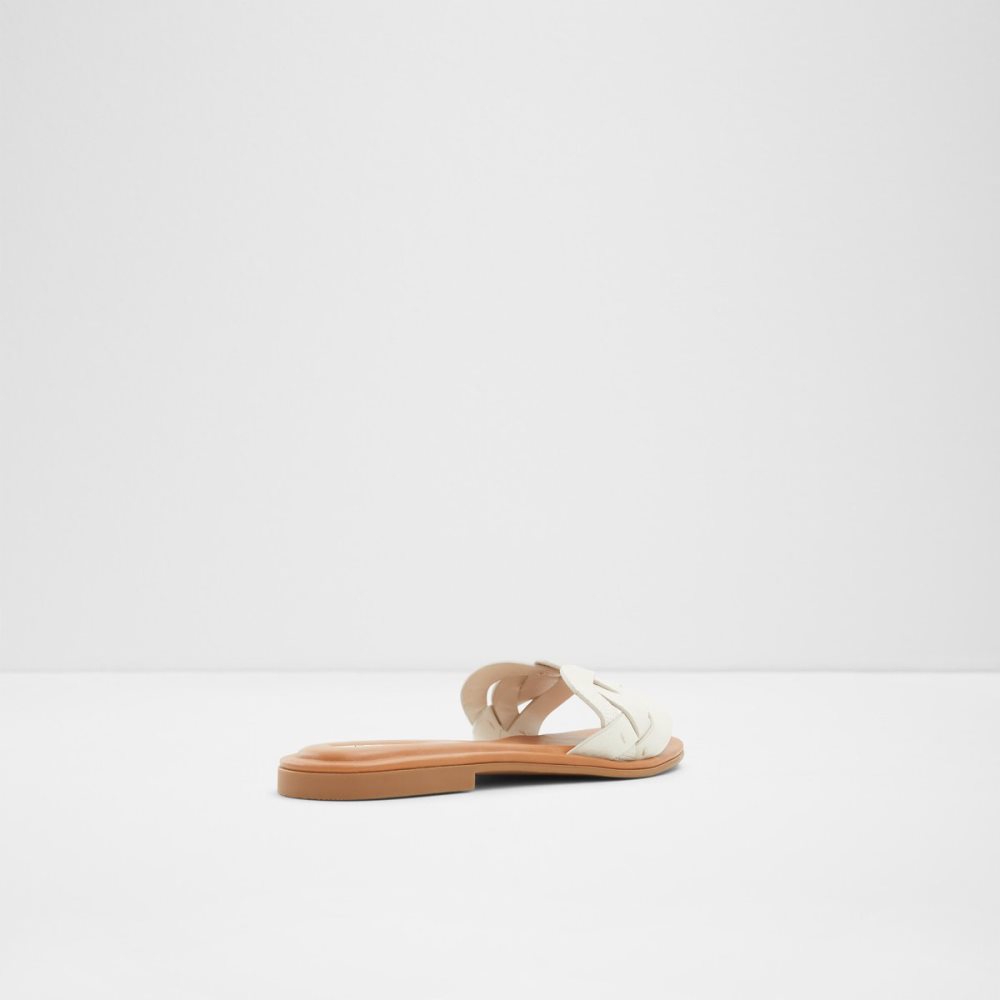 Sandales Aldo Adwilaviel Claquette Sandal Blanche Femme | TZCZ-02643009